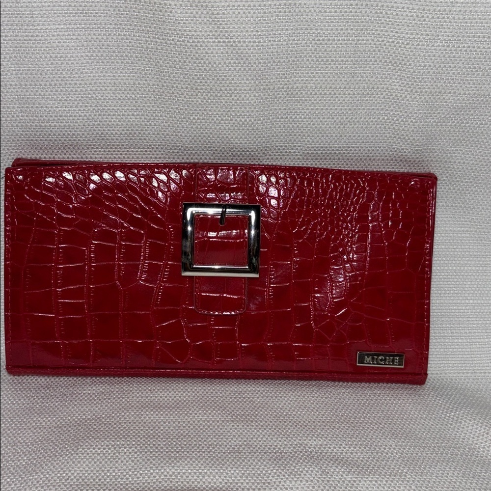 Vintage Miche Magnetic Purse Cover Red - Picture 3 of 7